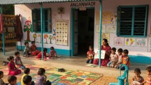 Anganwadi helpers increased Image generate by AI